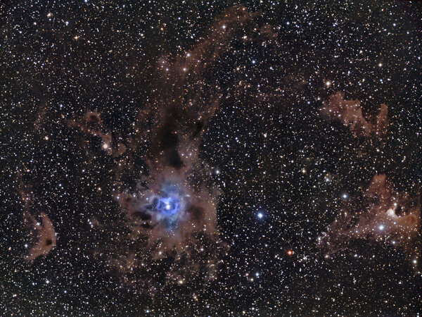 Iris Nebula (ngc 7023) Wide