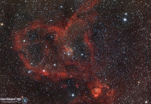 Το νεφέλωμα της Καρδιάς(heart Nebula Ic 1805)