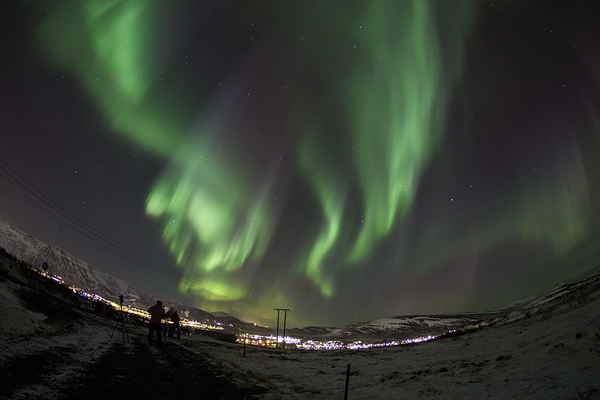 Aurora Borealis Over Iceland