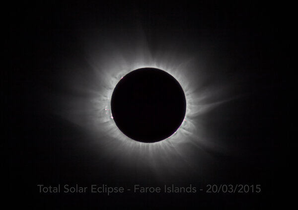 Total Solar Eclipse - Faroe Islands 20-03-2015 - Multilayer Processing