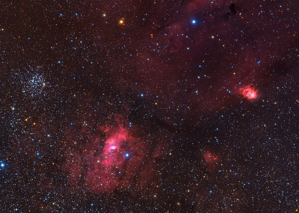 Περισσότερες πληροφορίες για το "M52 And Bubble Nebula (ngc 7635)"