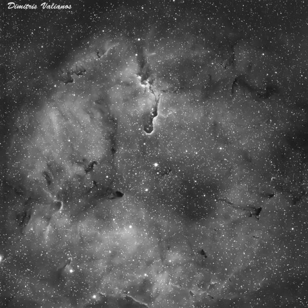 Ic1396 Elephant's Trunk Nebula In Ha