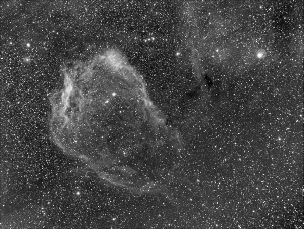 Sh2-129 Nebula Widefield In H-alpha