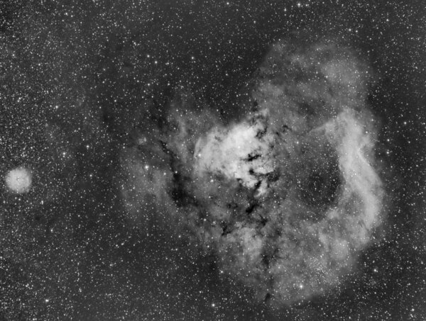 Ngc 7822-ced210 Nebula Widefield In H-alpha