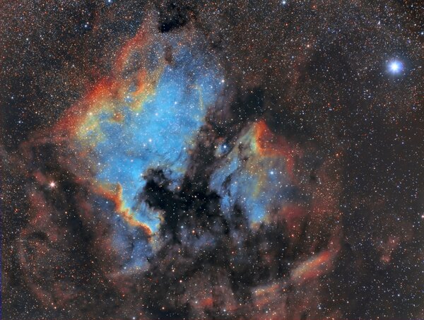 Περισσότερες πληροφορίες για το "Ngc 7000 - North America Nebula Widefield In Hubble Palette"