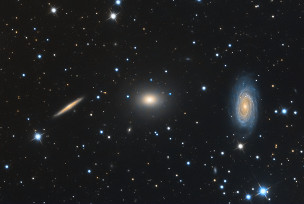 Draco Triplet  NGC5981, NGC 5982, NGC 5985