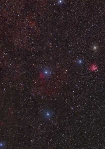 Cassiopeia Constellation (2 Part Mosaic Hargb)