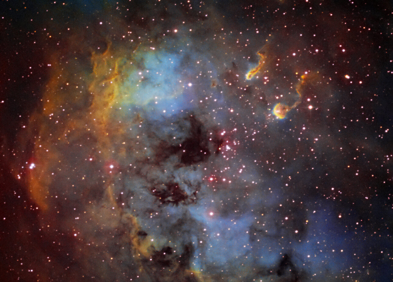 Ic410/ngc1893 Hst Palette