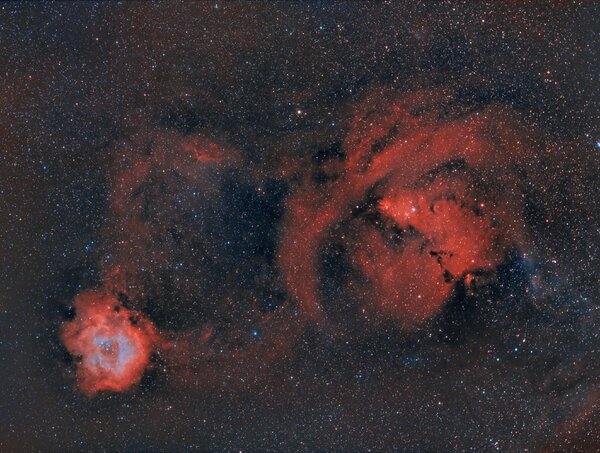 Περισσότερες πληροφορίες για το "Rosette Nebula To Cone Nebula Widefield In Rgb (biocolor)"