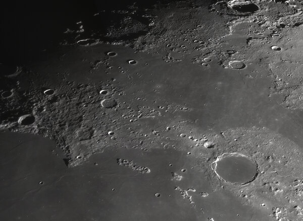 Plato And Northern Side Of The Moon