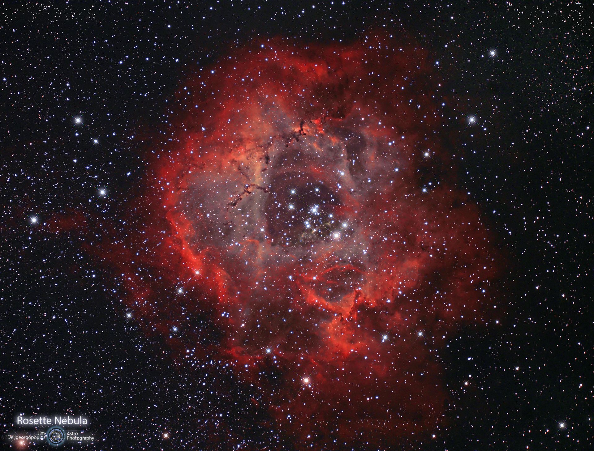Rosette Nebula Dslr Edition 2015-16
