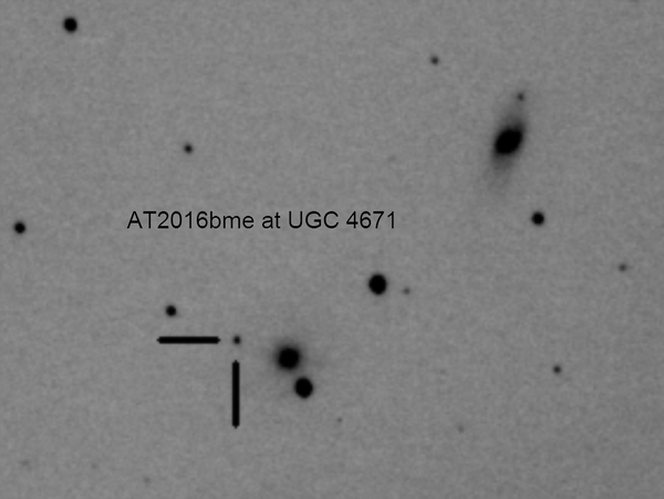 Περισσότερες πληροφορίες για το "Supernova στον Ugc 4671"