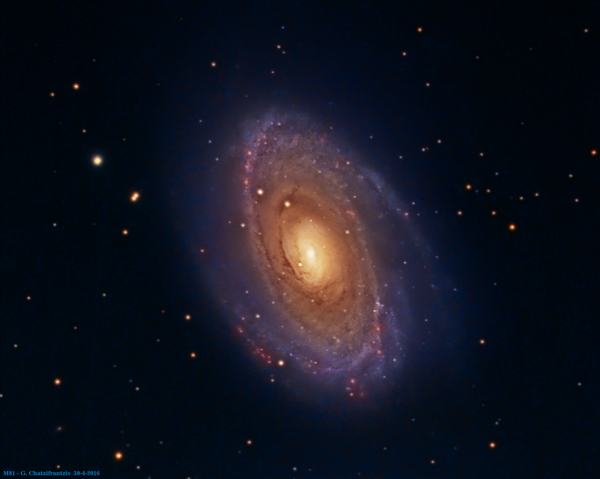 Περισσότερες πληροφορίες για το "M81 Γαλαξιας του Μπόντε"