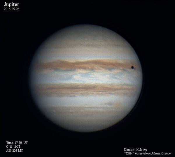 Jupiter - Io  Shadow  26-05-2016
