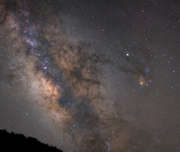 Heart of Milky way & Rho Ophiuchi area