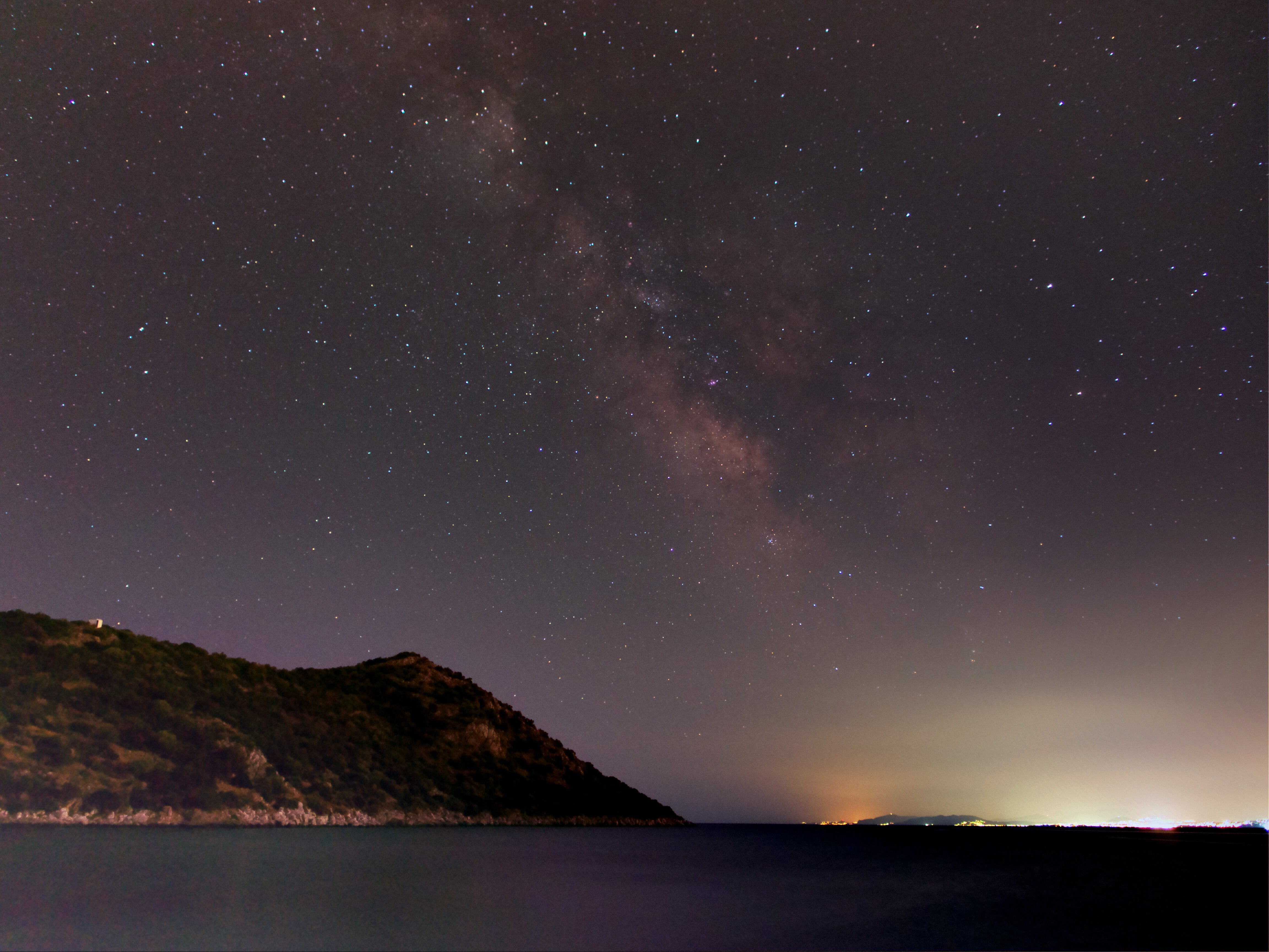 Milky Way Galaxy From Sxinias Beach ΝΕΑ ΕΠΕΞΕΡΓΑΣΙΑ