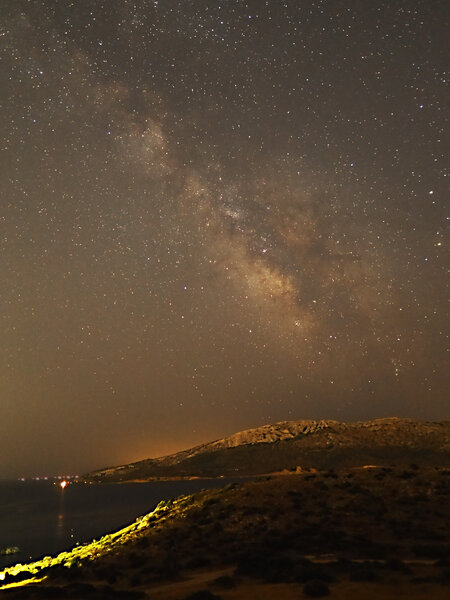 Milky Way Galaxy Over Patroklos Island No2