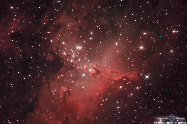M-16 Eagle Nebula.<crop 1:1 dslr >