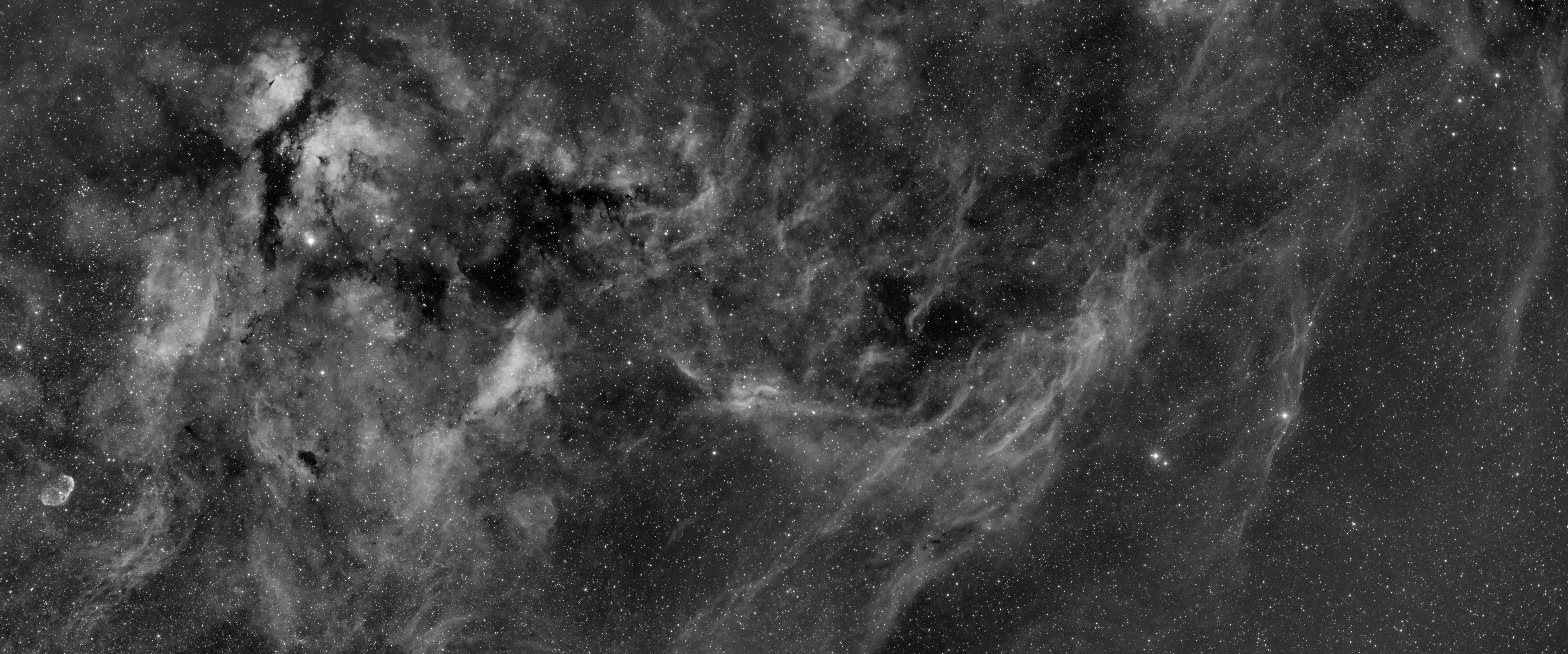 Sadr Area Nebula Mosaic in H-alpha