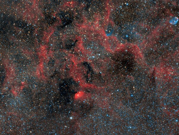 Sh2-101 - Tulip Nebula Widefield In Rgb