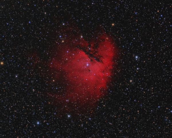 Pacman Nebula, Ngc281 Hargb
