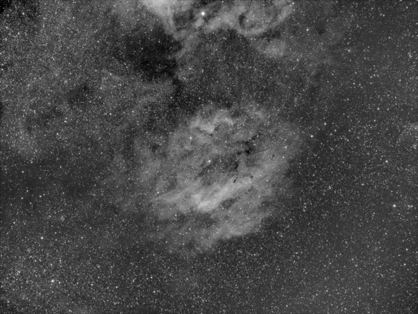 Sh2-119 Nebula Widefield In H-alpha