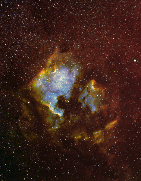 Ngc 7000 και Ic 5070. Πρώτη προσπάθεια σε Narrowband