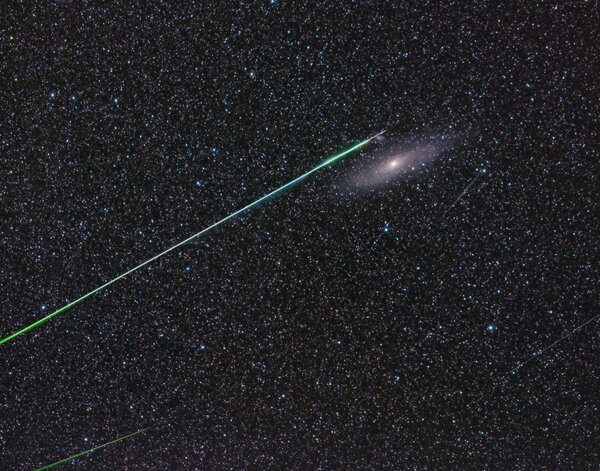 Andromeda Galaxy (m31) With Perseids