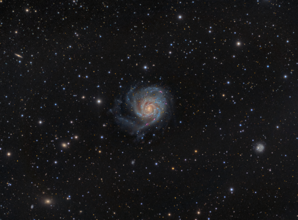 M101 Pinwheel Galaxy Wide