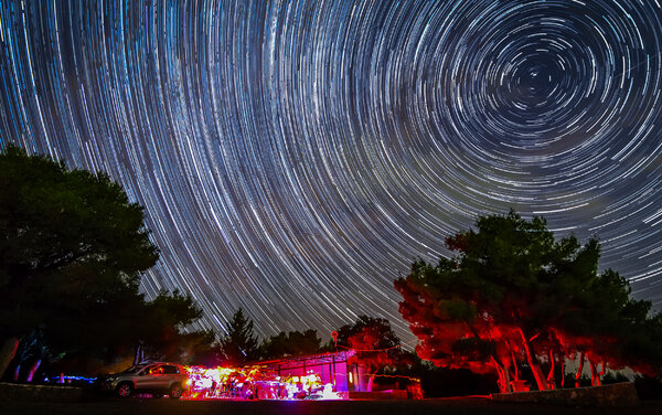 Star Trails @ Αγ.Παντελεήμονα