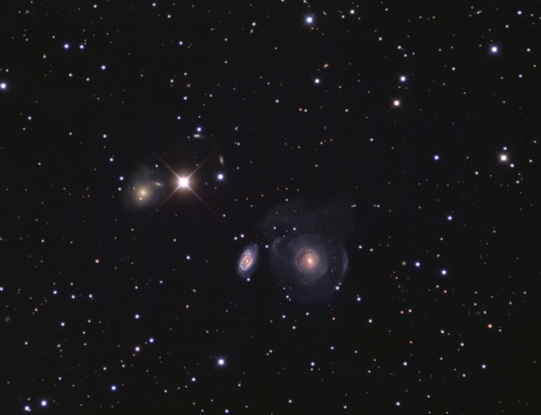 Ngc 470 And Ngc 474 (arp 227) In Pisces