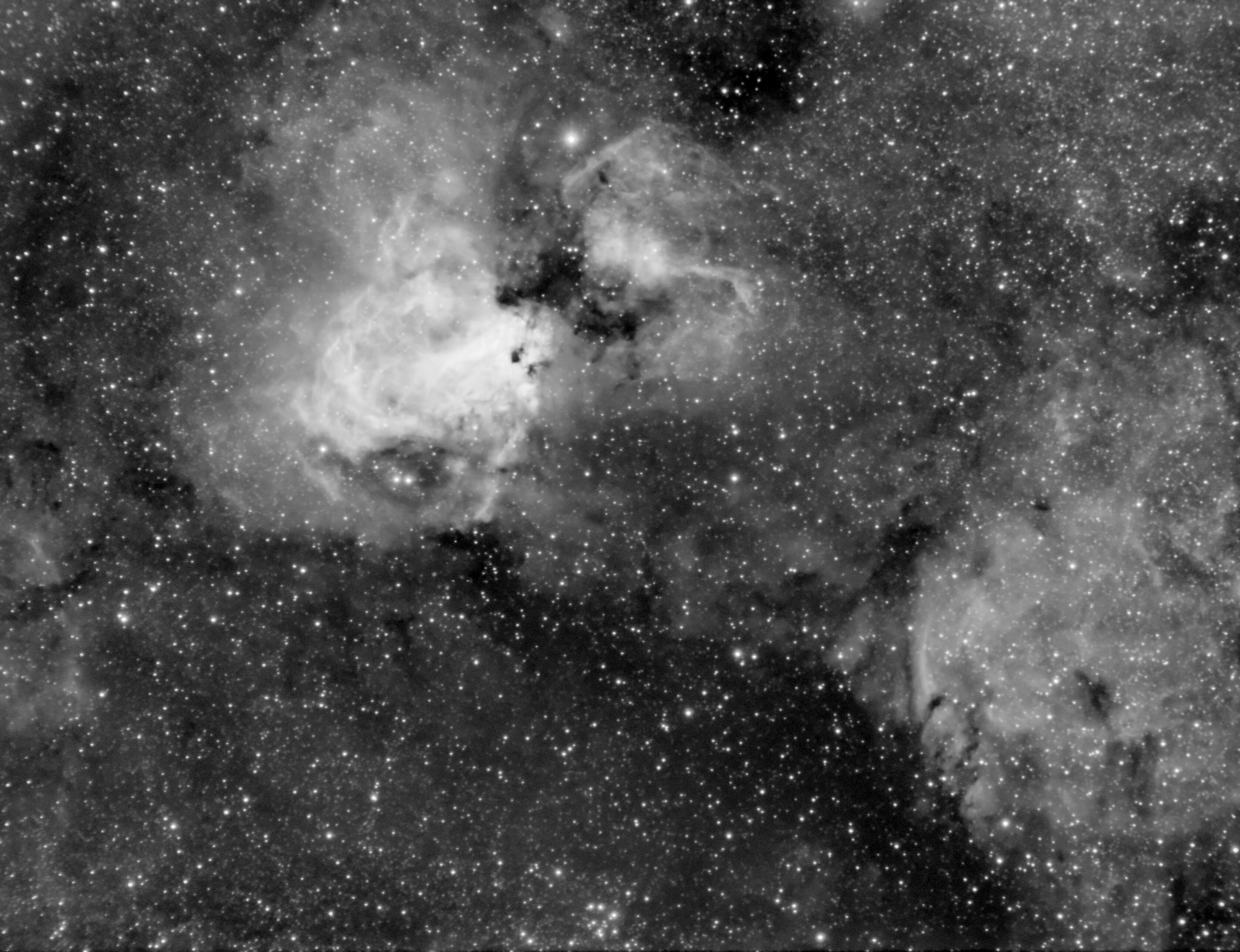 M17 - Omega Nebula in H-alpha