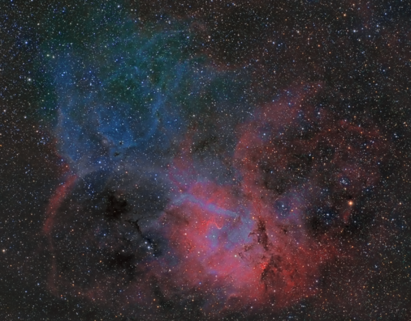 Sh2-132 Nebula (haoiiirgb Version)