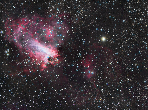 Μ17 Nebula Lrgb