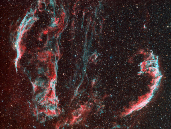 The Veil Nebula In Widefield