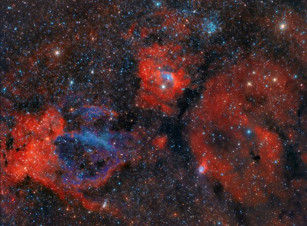 Ngc 7635 - Bubble Nebula Widefield in RGB