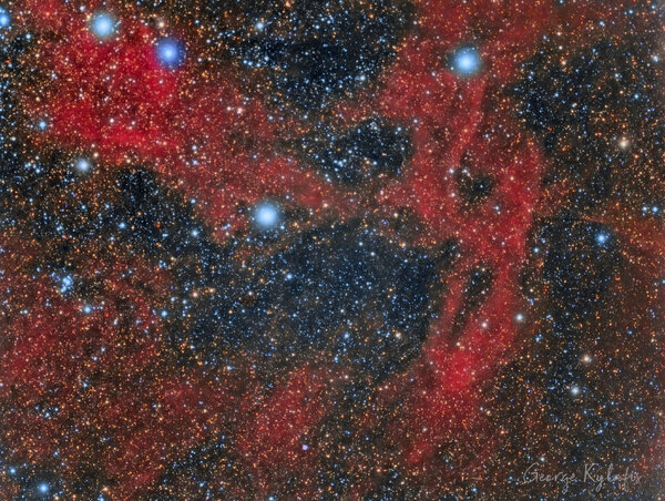 Sh2-137 Nebula Widefield in RGB