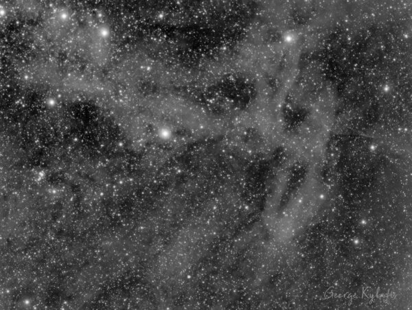 Sh2-137 Nebula Widefield in H-alpha