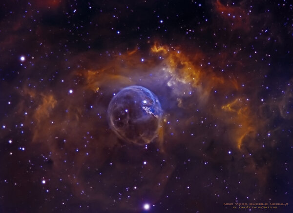 Περισσότερες πληροφορίες για το "Ngc 7635 Bubble Nebula"