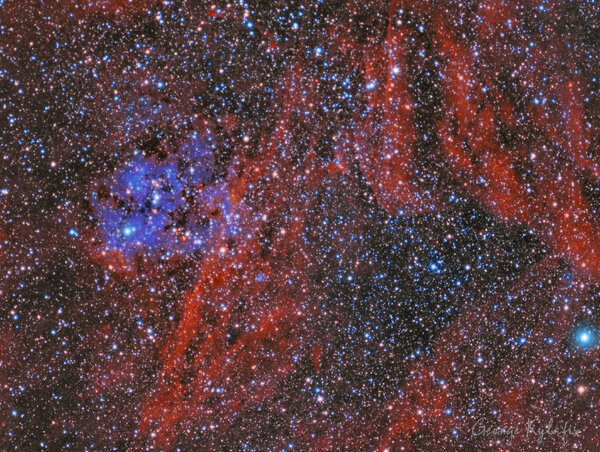 Sh2-115 Nebula Widefield in RGB