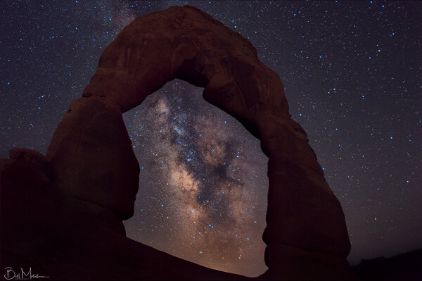 Milkyway & Delicate Arch, Utah