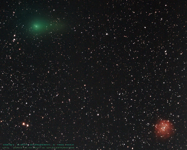 Comet C/2017o1(asassn1) & Ngc 1624