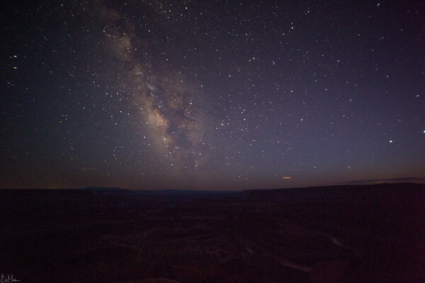 Milkyway Above Dead Horse Point - Single Unprocessed
