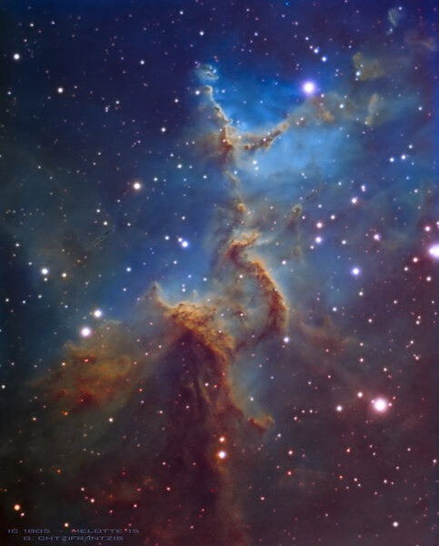 Ic 1805 - Melotte 15 - The Heart Of  Heart