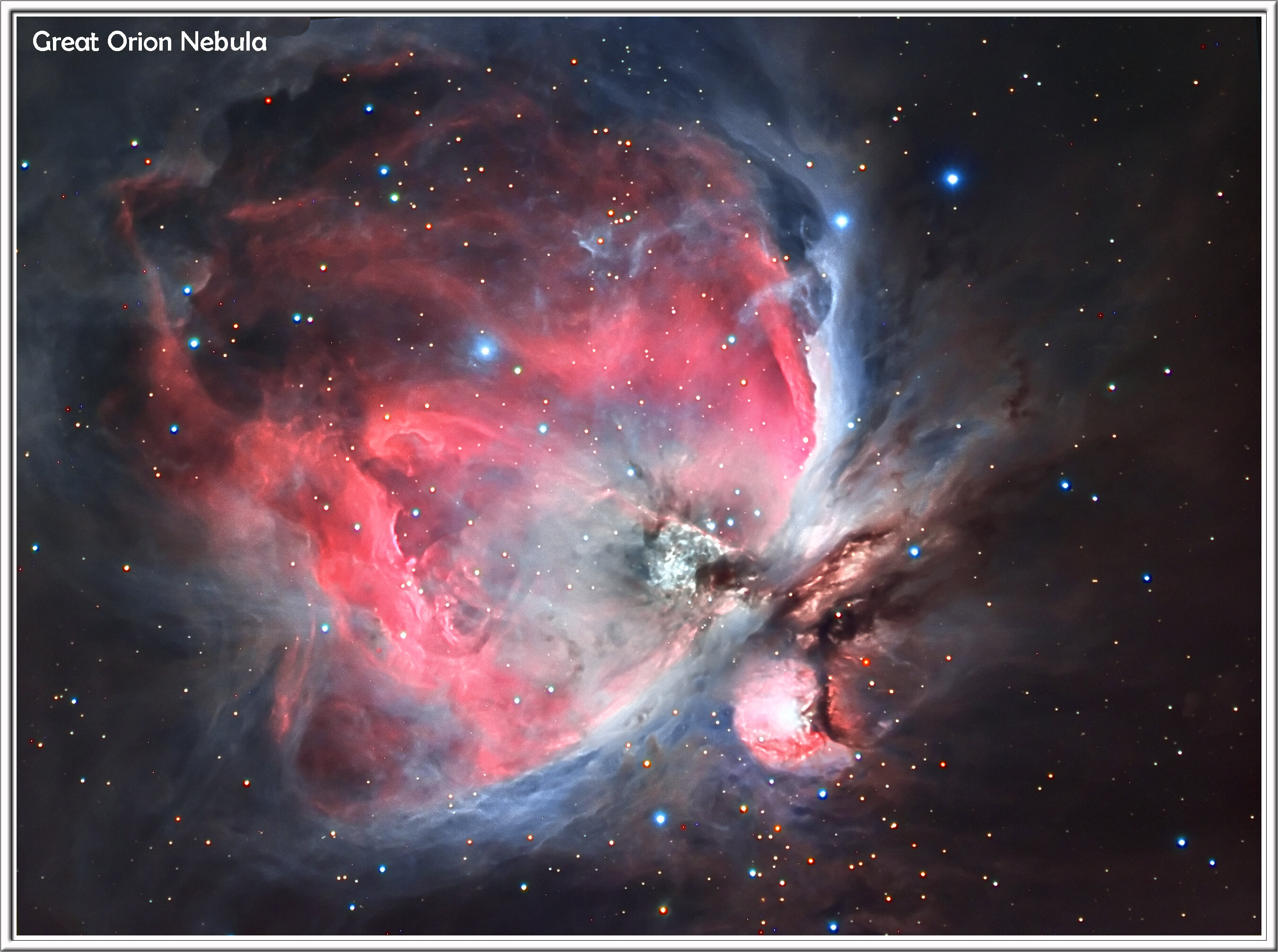 Great Orion Nebula Hargb