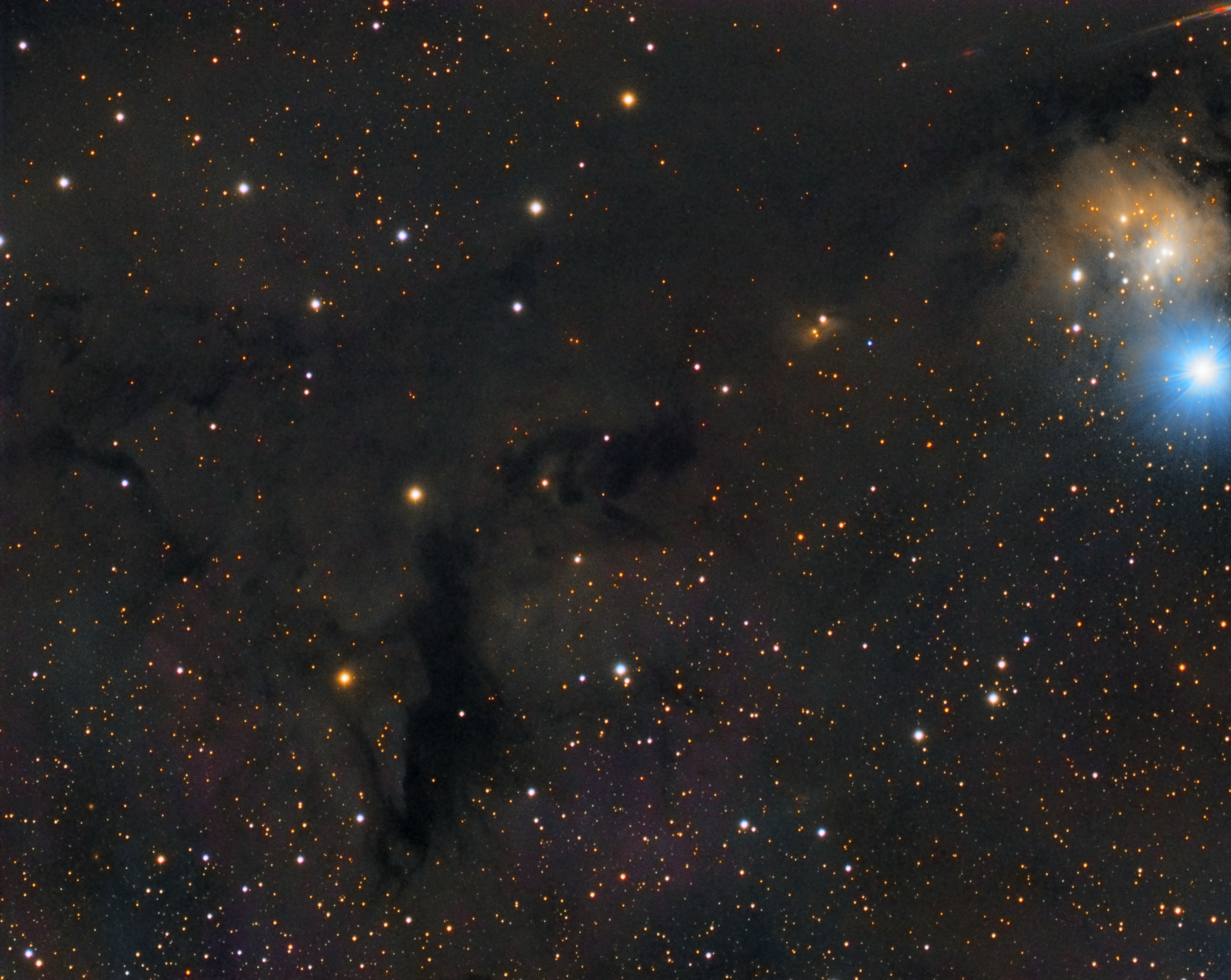The Wreath Nebula Lrgb B3,b4,ic348,ldn1468,1470,1472