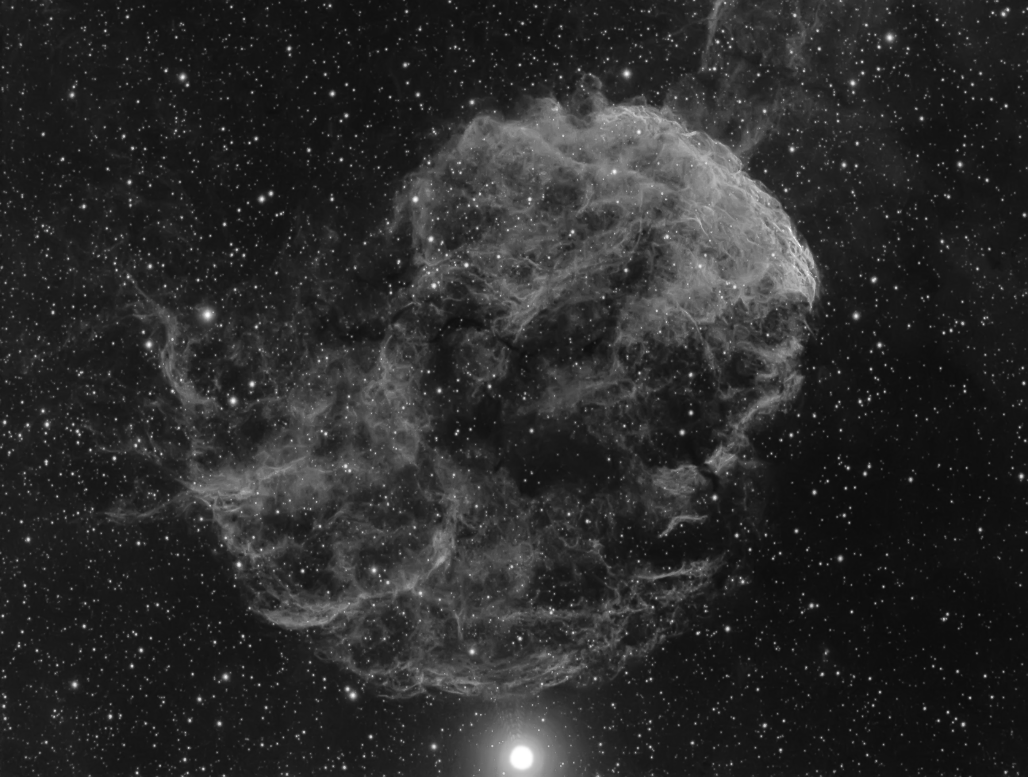 Ic-443 Jellyfish Nebula In Ha