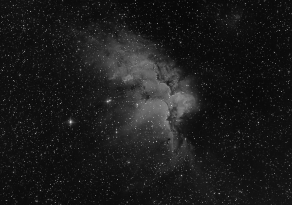 Ngc-7380 Wizard Nebula In Ha