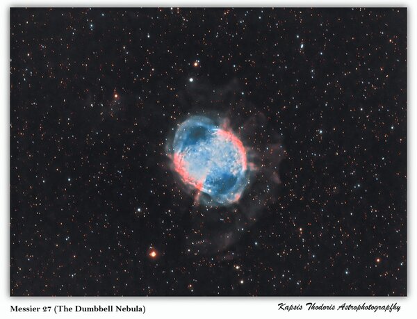 Dumbbell Nebula Ha-RGB