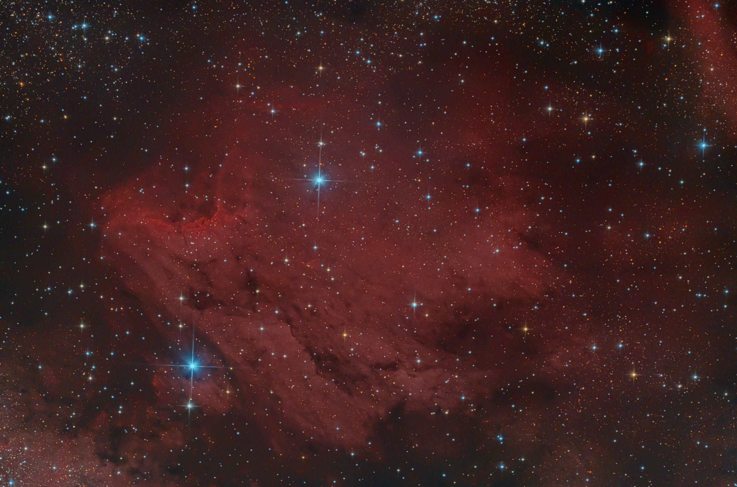 Ic 5070 Pellican Nebula